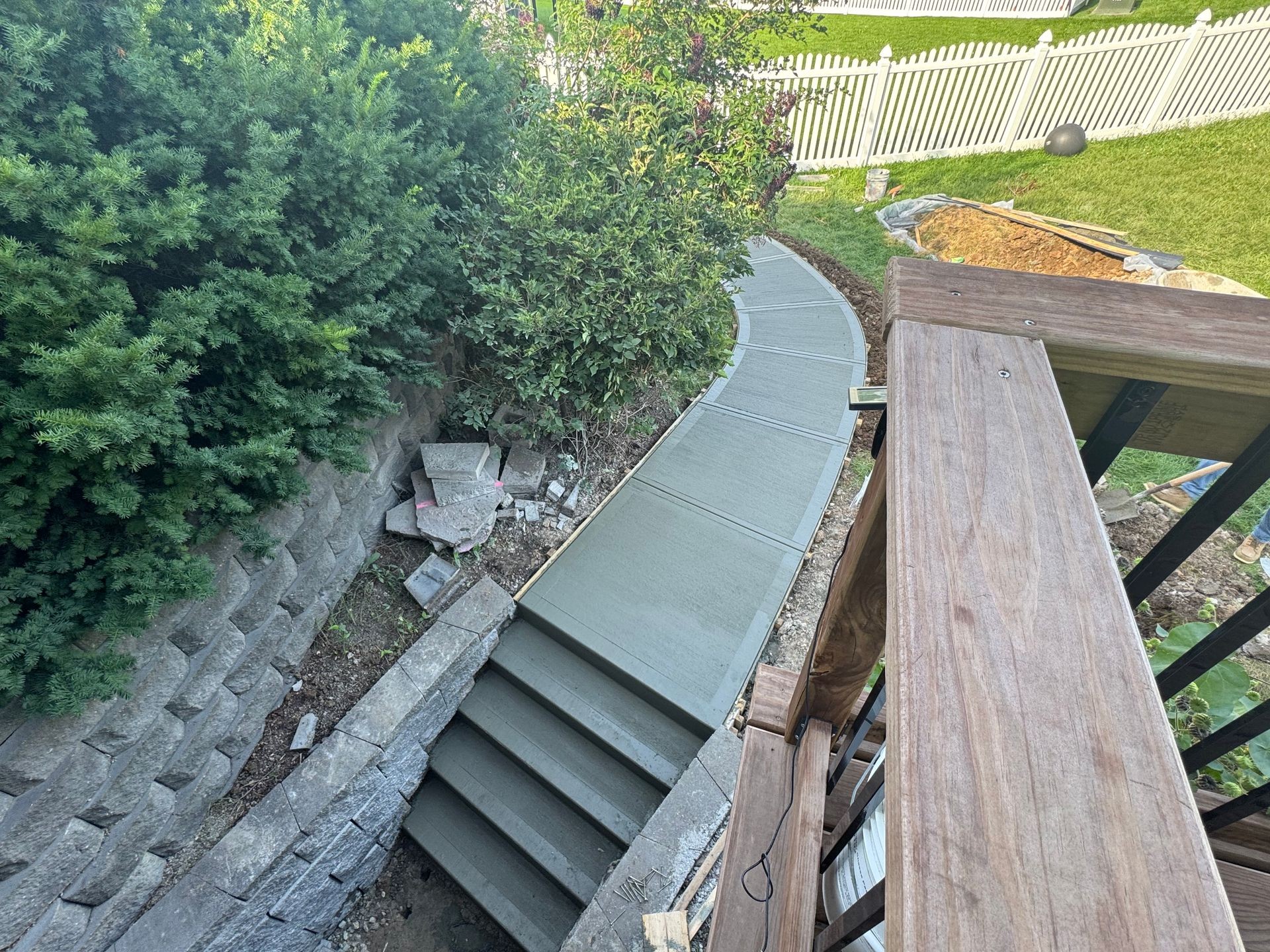 7. Concrete Egress Walkway in Gretna ✅